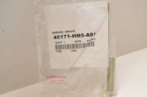 NEW NOS OEM HONDA 45171-HM5-A81 BRAKE SPRING FRONT TRX400 TRX300 TRX350 TRX450 + - Like New