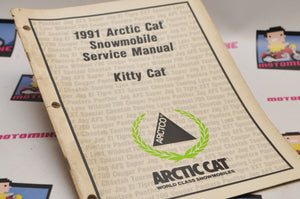 Genuine ARCTIC CAT Factory Service Shop Manual  KITTY 1991  2254-642 - Very Good