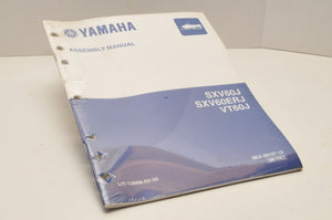 Genuine Yamaha FACTORY ASSEMBLY SETUP INSTRUCTION MANUAL SXV60J LIT-12668-02-30 - Like New