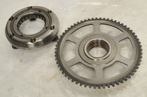 Yamaha YZF-R6 OEM Starter One-Way Clutch and Gear set  2001 01  | 5BP-15590-00 - Very Good