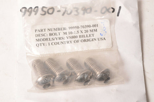 Genuine Suzuki 99950-70390-001 Qty:4 Screw, Mounting - Volusia Boulevard ++