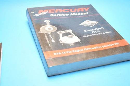 OEM MERCURY FACTORY SERVICE MANUAL 90-897790 SMARTCRAFT DTS 14-PIN VERSION 06 - Very Good
