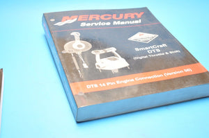 OEM MERCURY FACTORY SERVICE MANUAL 90-897790 SMARTCRAFT DTS 14-PIN VERSION 06 - Very Good