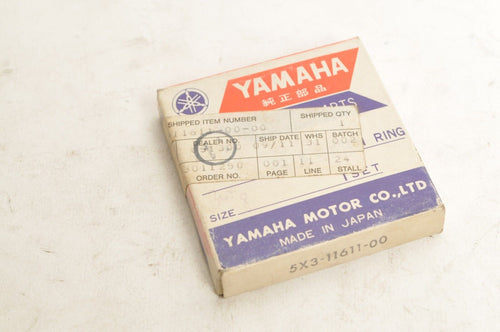 Genuine Yamaha Piston Ring Set STD YZ100 1982-1983  |  5X3-11611-00