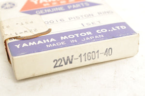 Genuine Yamaha Piston Ring Set 4th O/S 1.00mm oversize YZ80 83  |  22W-11601-40