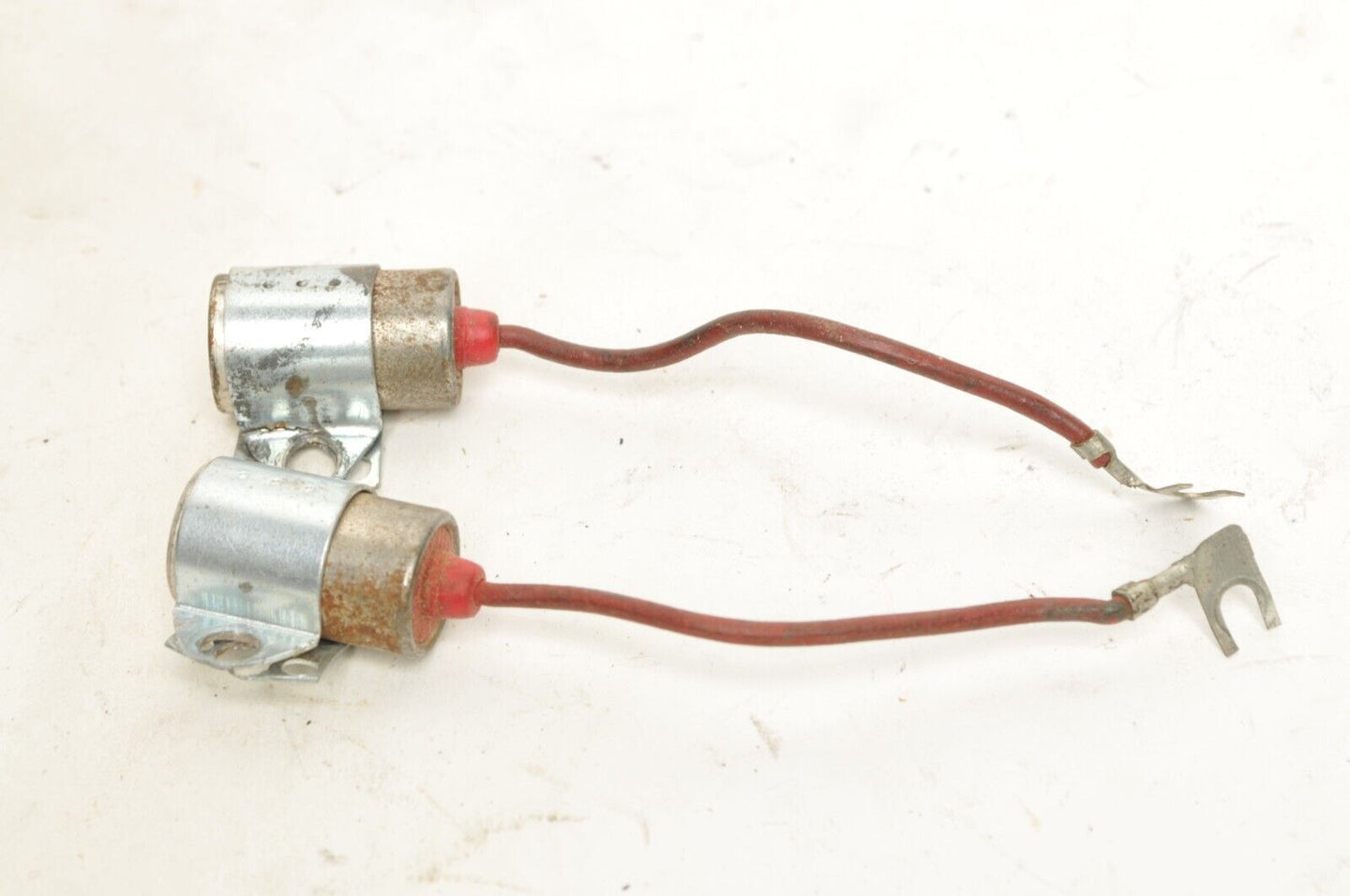 Ducati 750 Sport SS GT Bevel Round Case Ignition Condensor Condenser set of TWO - Very Good
