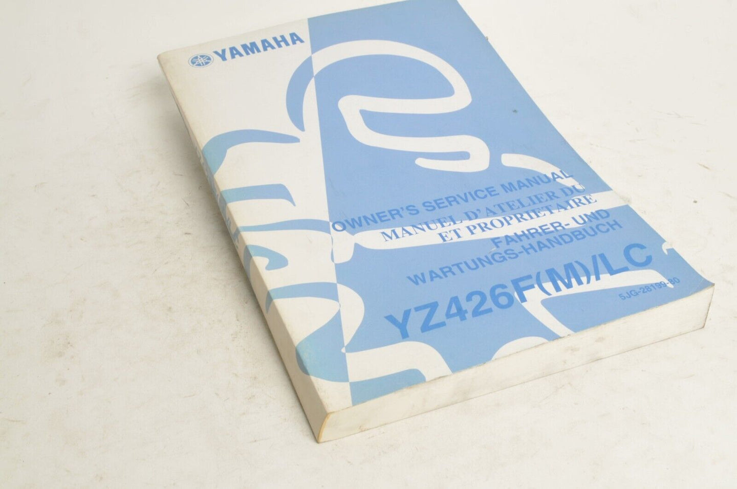 Yamaha Owner's Service Manual - WR426F M 2000 English French German 5JG-28199-80 - Very Good