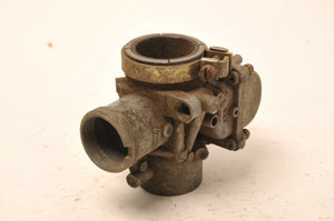 Used Motorcycle Carb Carburetor - Mikuni - ISO Round Slide Body incomplete -01 - Salvage