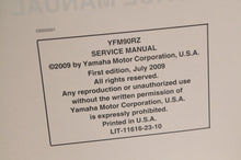 Load image into Gallery viewer, Genuine Yamaha SERVICE SHOP MANUAL LIT-11616-23-10 RAPTOR 90 YFM90RZ 2010 - Very Good