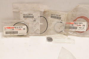 New OEM YAMAHA GASKET O-RING LOT 93210-50768 58346 5367 357A3 90430-12207 (Qty:9 - Like New