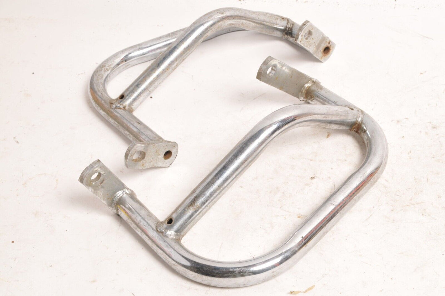 Vintage Triangle Motorcycle Engine Guard Crash Bar Bars set -  4348 - Very Good