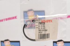 NEW KIMPEX IDLER WHEEL CIRCLIP 04-116-93 - PACK OF SEVEN (7) - Like New