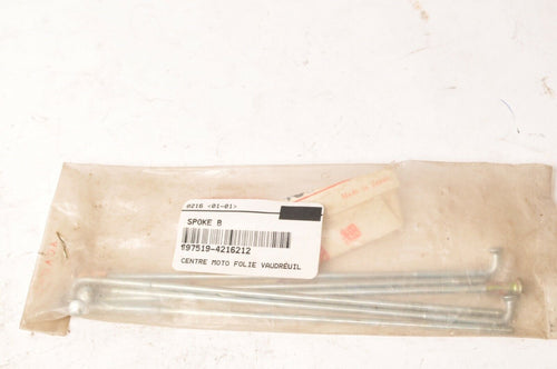 Genuine Honda 97519-4216212 Spoke (no nips) Qty:6 C50 C50Z SS50 CD70 CT90 +