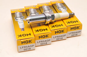 (4) NGK LFR5AGP 5018 Spark Plug Plugs Bougies - Lot of Four / Lot de Quatre