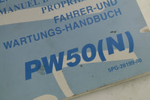 Load image into Gallery viewer, Yamaha Owner&#39;s Service Manual - PW50(N) 2001 English French German 5PG-28199-80