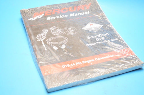 OEM MERCURY FACTORY SERVICE MANUAL 90-895072 SMARTCRAFT DTS 44-PIN DIGITAL NEW! - Very Good