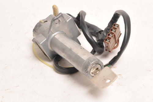 Honda main key ignition switch for 80s Motorcycle with brown connector as shown - Very Good