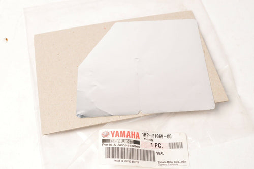 Genuine Yamaha 1HP-F1669-00 seal rear fender grizzly 700 550 2012-2015 - Like New