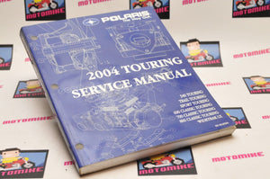 Genuine POLARIS Factory Service Shop Manual 2004 TOURING MODELS 9918584 - Very Good