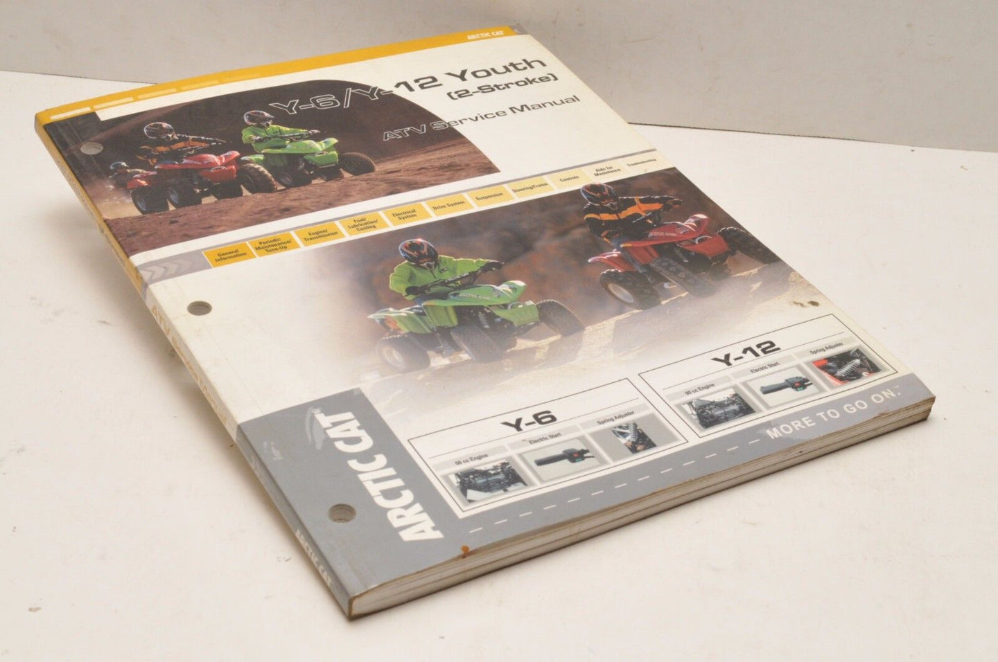 OEM ARCTIC CAT Factory Service Shop Manual 2257-246 Y-12 Y-6 YOUTH 2-STROKE 2005 - Very Good