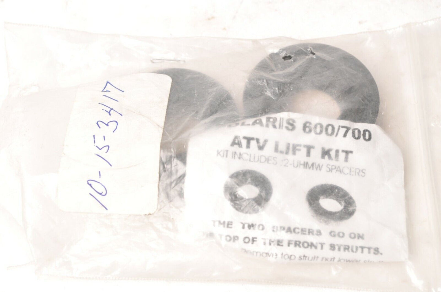 Lightning Products Polaris 600 700 ATV lift kit UHMW Spacers front | 15-3417