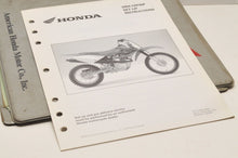 Load image into Gallery viewer, 2004 CRF80F CRF80 F GENUINE Honda Factory SETUP INSTRUCTIONS PDI MANUAL S0258 - Very Good