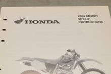 Load image into Gallery viewer, 2004 XR400R XR400 R GENUINE Honda Factory SETUP INSTRUCTIONS PDI MANUAL S0217 - Very Good