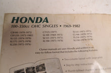 Load image into Gallery viewer, Clymer Owners Workshop Manual: Honda 100cc-350cc OHC Singles 1969-1982 | M315 - Very Good