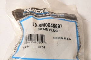 Mercury Mercruiser Quicksilver Drain Plug for Oil Cooler - Verado   | 8M0046697 - Like New