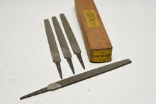 Load image into Gallery viewer, NOS Nicholson File (Globe File MF'G) 6" Flat Bastard - Qty:4 - Canada Made