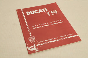 Ducati Spare Parts Catalog Catalogue 450 R/T Bevel Single 5-Speed OHC - Very Good