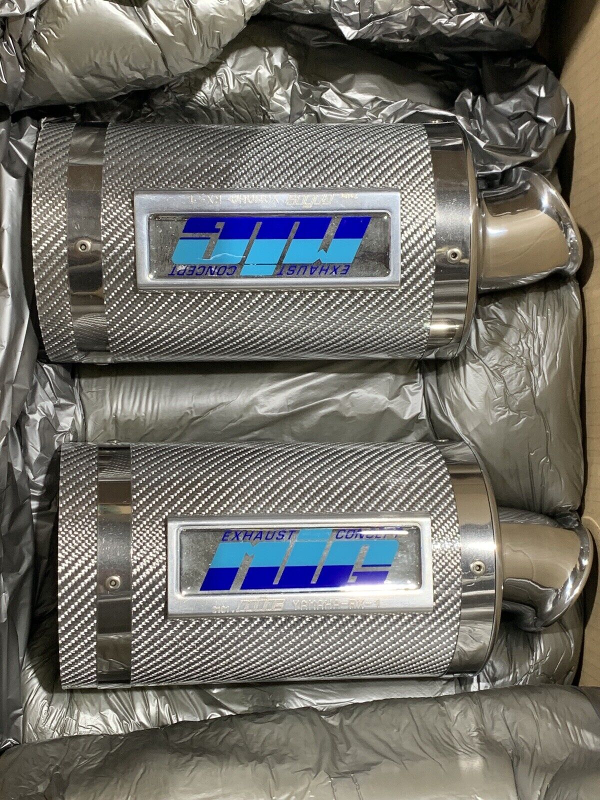 NEW Mig Exhaust Concepts RX1-TA exhaust finisher,ends,silencer,cans,muffler tips