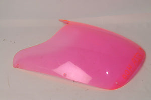 Used Windscreen Windshield  Yamaha FZR400 FZR 400 FZ600 Neon Orangey-Pink - Very Good