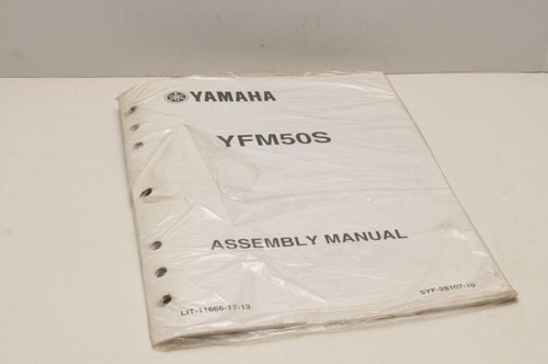 Genuine Yamaha ASSEMBLY SETUP MANUAL YFM50S RAPTOR 50 2004 LIT-11666-17-13 - Like New