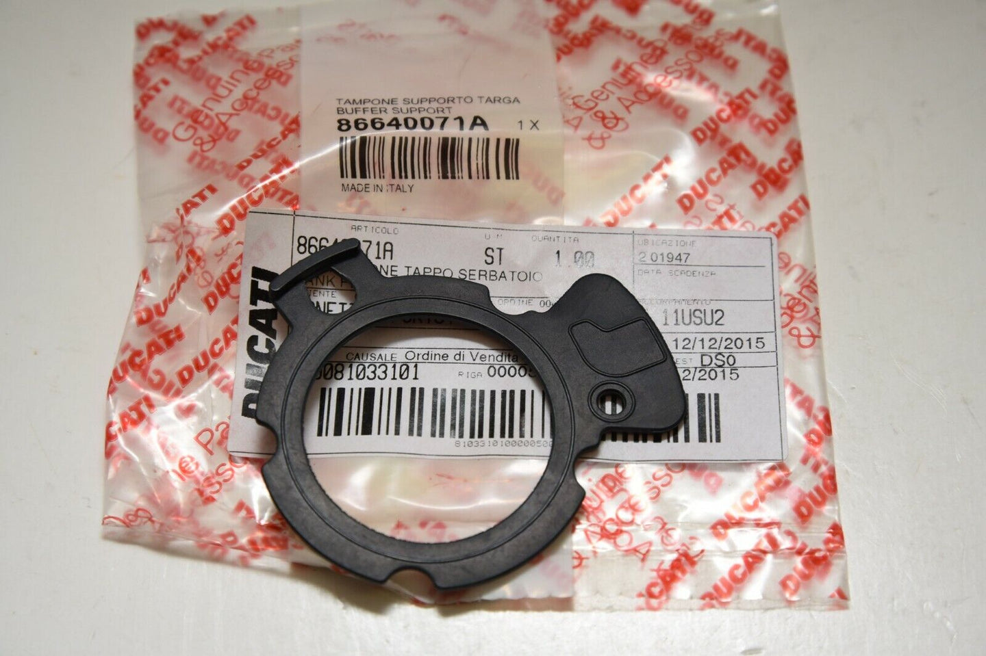 Genuine Ducati 86640071A Gasket,Fuel Tank Gas Cap - Diavel Monster 796 696 1100