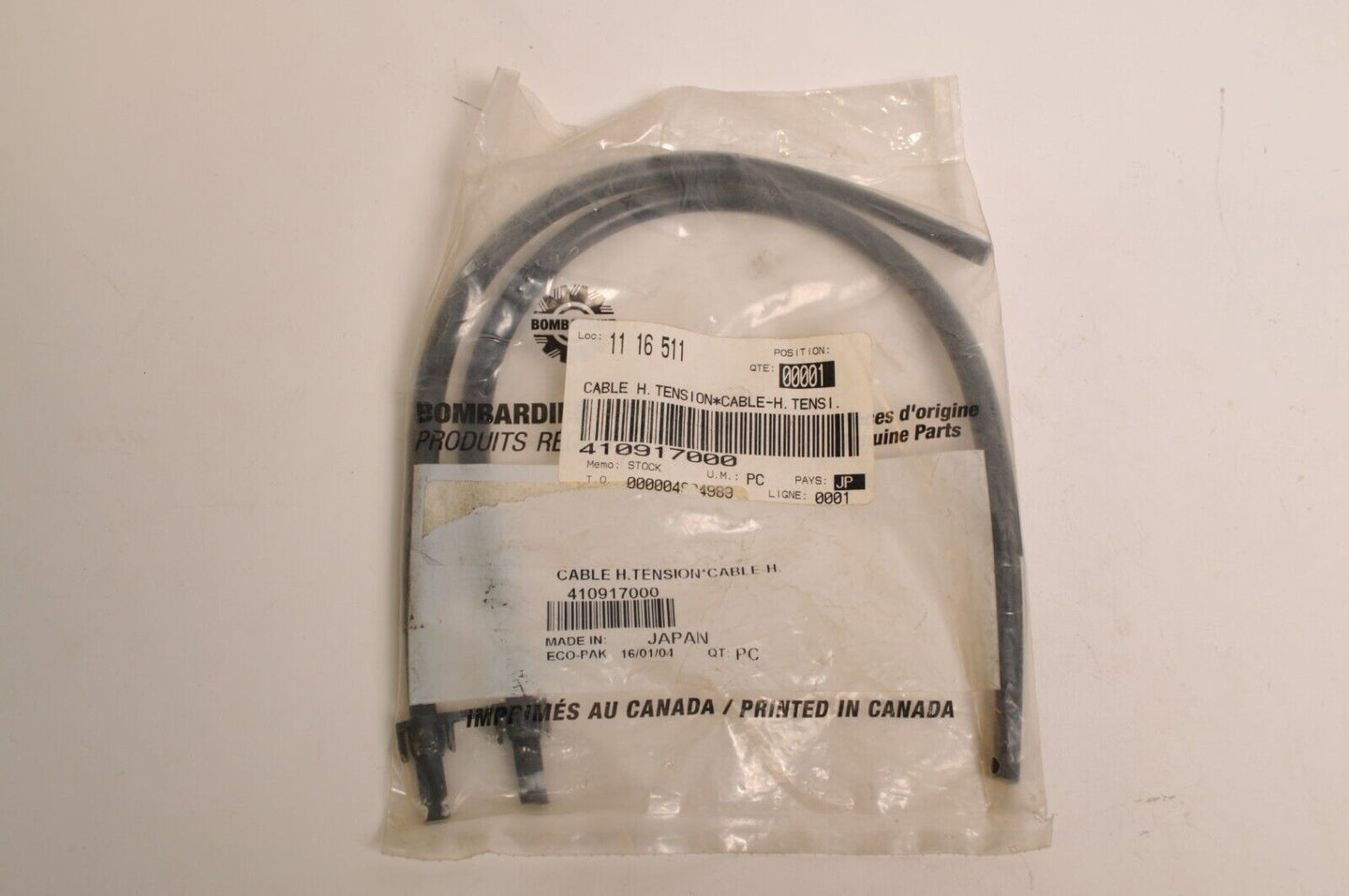 Genuine Ski-Doo Spark Plug Cable Wires - Formula Z Mach 1 583 670 + |  410917000 - Like New