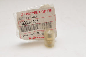 NEW OEM KAWASAKI FLOAT VALVE ASSEMBLY 16030-1001 KZ650 KH125 JS550 1977-2004 - Like New