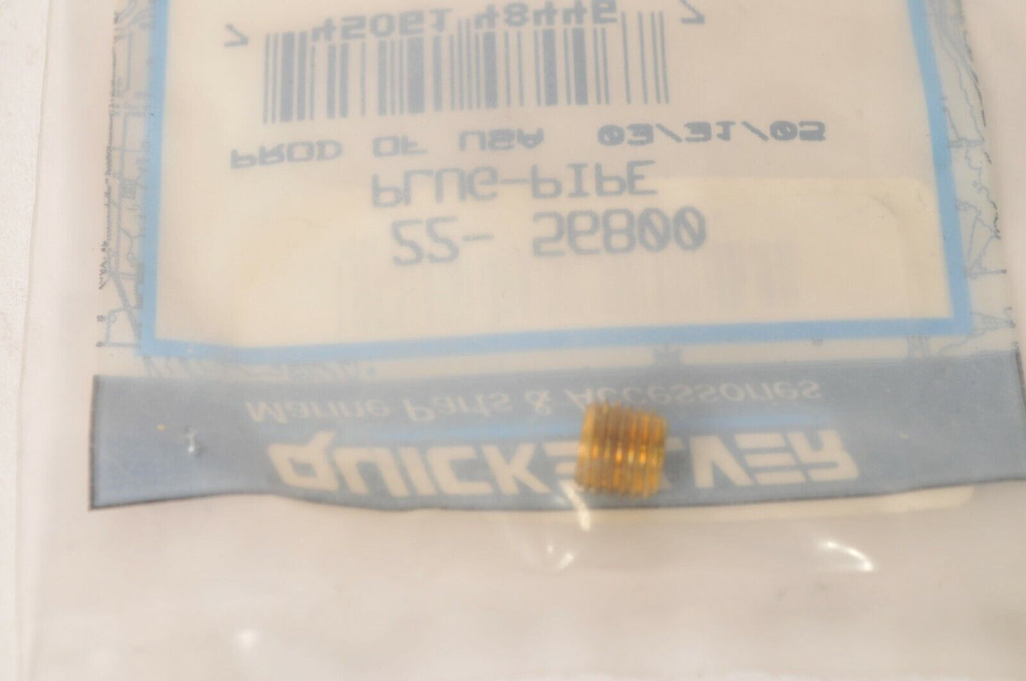 Mercury MerCruiser Quicksilver Plug,Pipe Alpha One Gen 2 Blackhawk ++ | 22-56800 - Like New