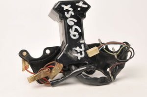 Genuine Yamaha 1977 XS750 Pilot Light assembly,Ignition Switch,Gauge bracket,KEY - Very Good