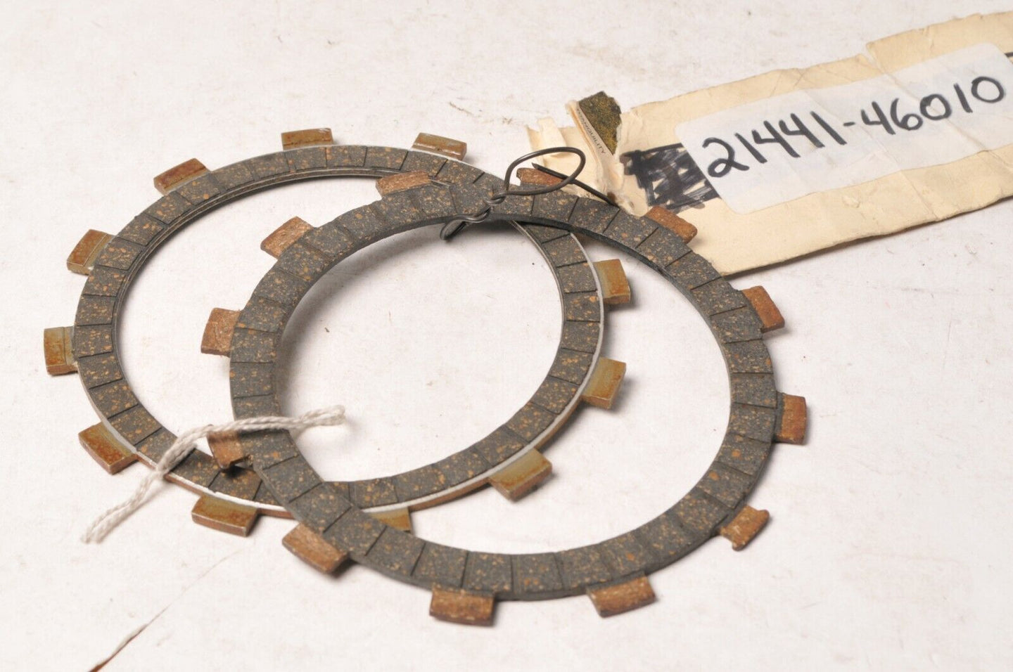 Genuine Suzuki 21441-46010 Clutch Plate Friction Disc DiscS x2 DS80 JR80 1981-04 - Like New