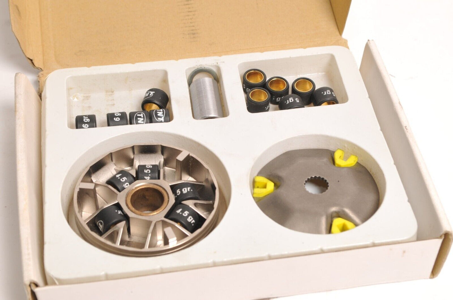 TNT Racing Variator - missing 2 roller weights - kit 286877 for scooter - Like New