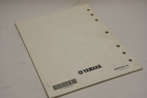 OEM Yamaha Snowmobile Service Shop Manual LIT-12618-03-04 SRX120 2013 13 - Very Good