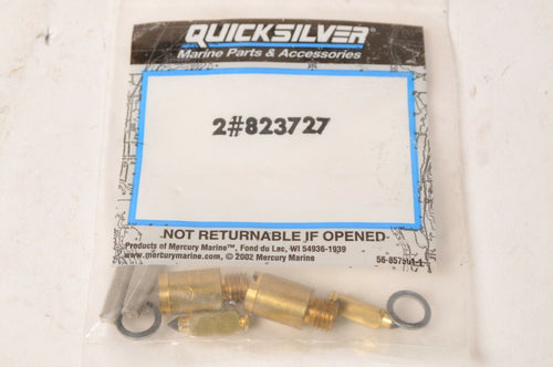 Mercury MerCruiser Quicksilver Needle Seat fuel Inlet Kit set of TWO 2 |  823727 - Like New