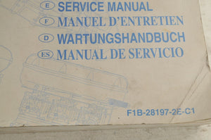 Yamaha Service Shop Manual - WaveRunner FX140   En/Fr/De/Es  |  460078