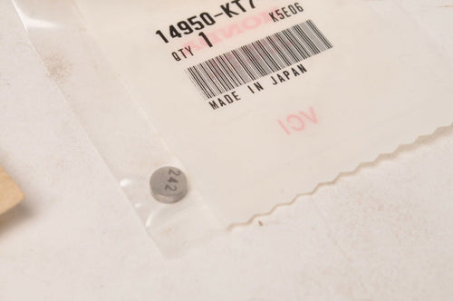 Genuine Honda Shim,Tappet 14950-KT7-013 2.425 - CRF250R VFR750 CB400F CBR1000RR+