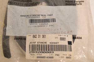 Genuine BRP Neoprene seal fits Skidoo Seadoo Can-Am models listed   |  293200003 - Like New
