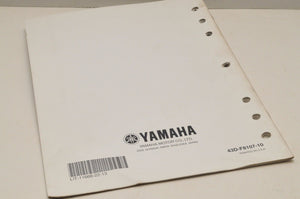 Genuine Yamaha ASSEMBLY SETUP MANUAL YFM90RY RAPTOR 90 2009 LIT-11666-22-13 - Very Good