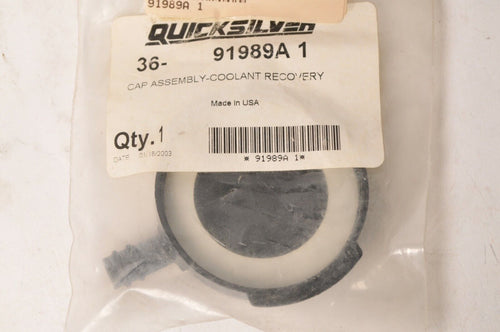 Mercury MerCruiser Quicksilver Cap Assembly coolant recovery bottle | 36-91989A1 - Like New