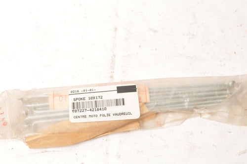 Genuine Honda 97227-4218410 Spokes Qty:9 CB100 CL100   10x172 Spoke