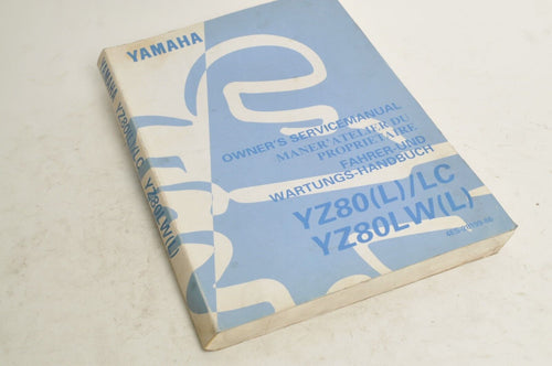 Yamaha Owner's Service Manual - YZ80(L) 1999 English French German 4ES-28199-86